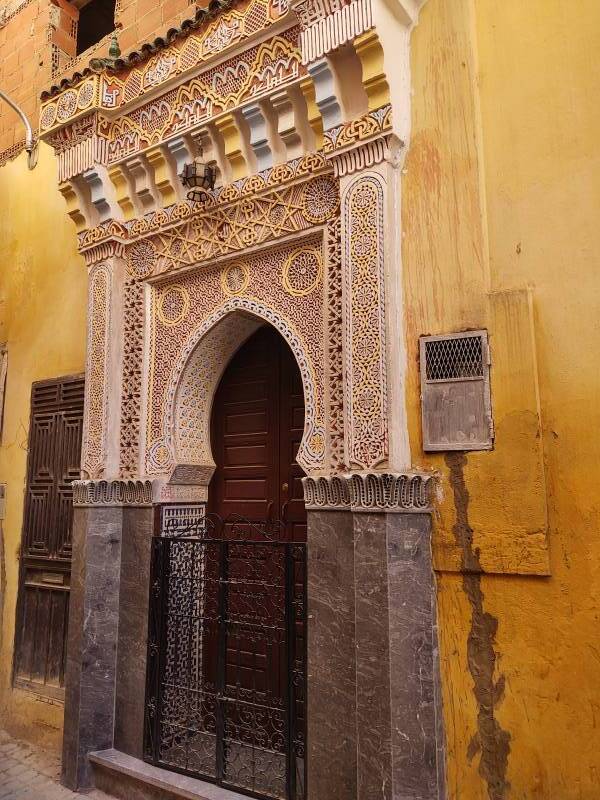 within the medina in Meknès.