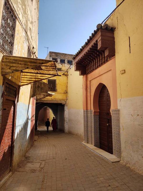 within the medina in Meknès.