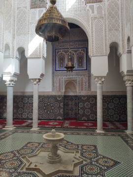 Mausoleum of Moulay Ismail in Meknès.