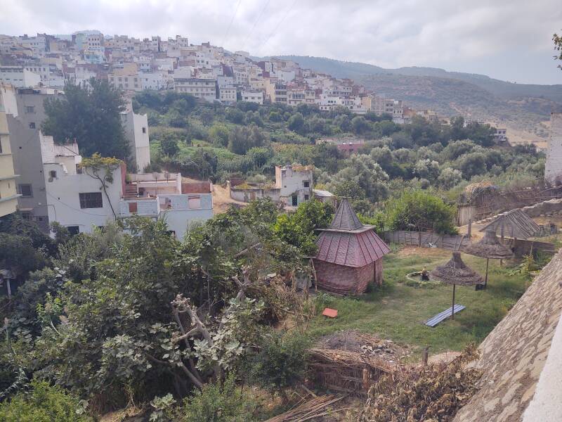 Moulay Idris town in Morocco.