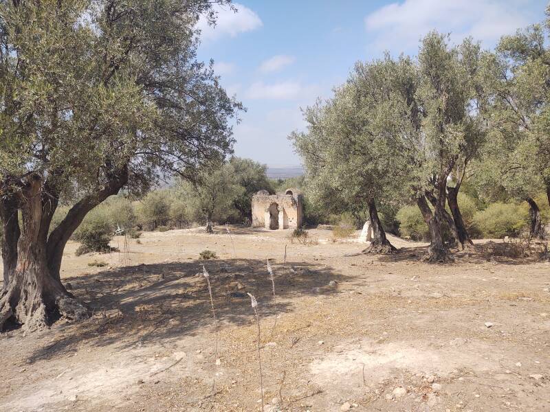 Outlying structure near Volubilis archaeological site in Morocco.