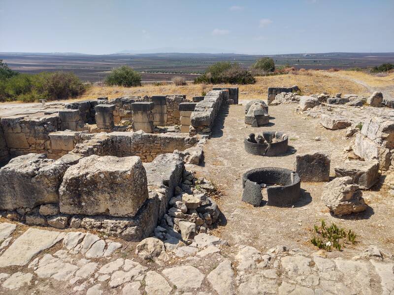 Baths of Gallienus at Volubilis archaeological site in Morocco.