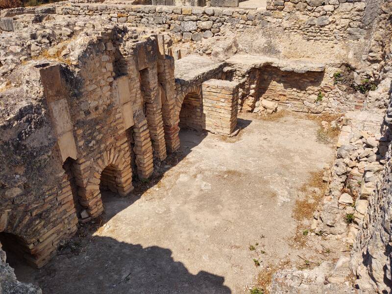 House of Orpheus at Volubilis archaeological site in Morocco.