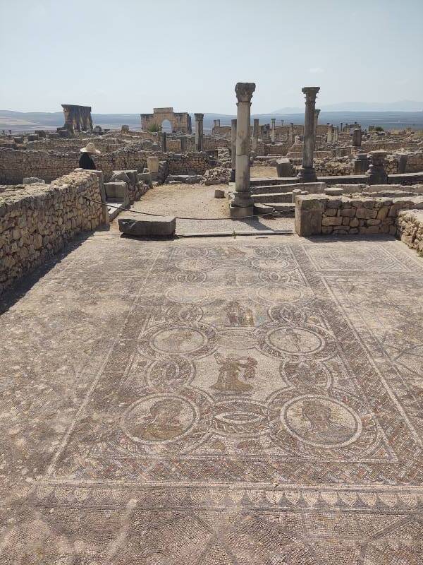 Volubilis archaeological site in Morocco.