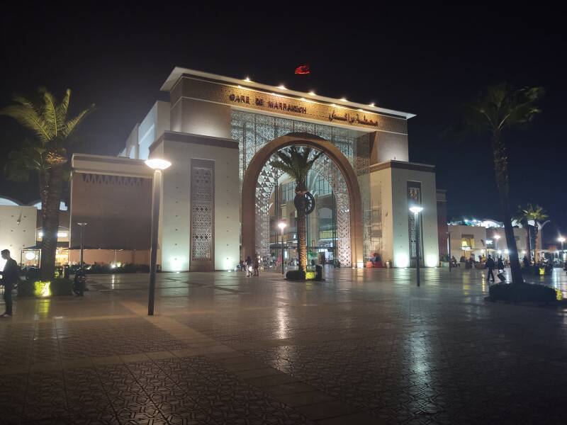 Gare de Marrakech, the Marrakech train station.
