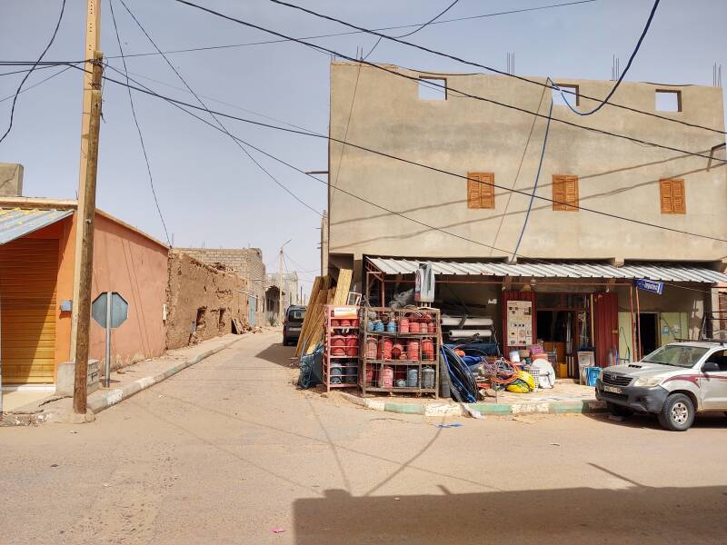 Hardware store near the center of M'Hamid.
