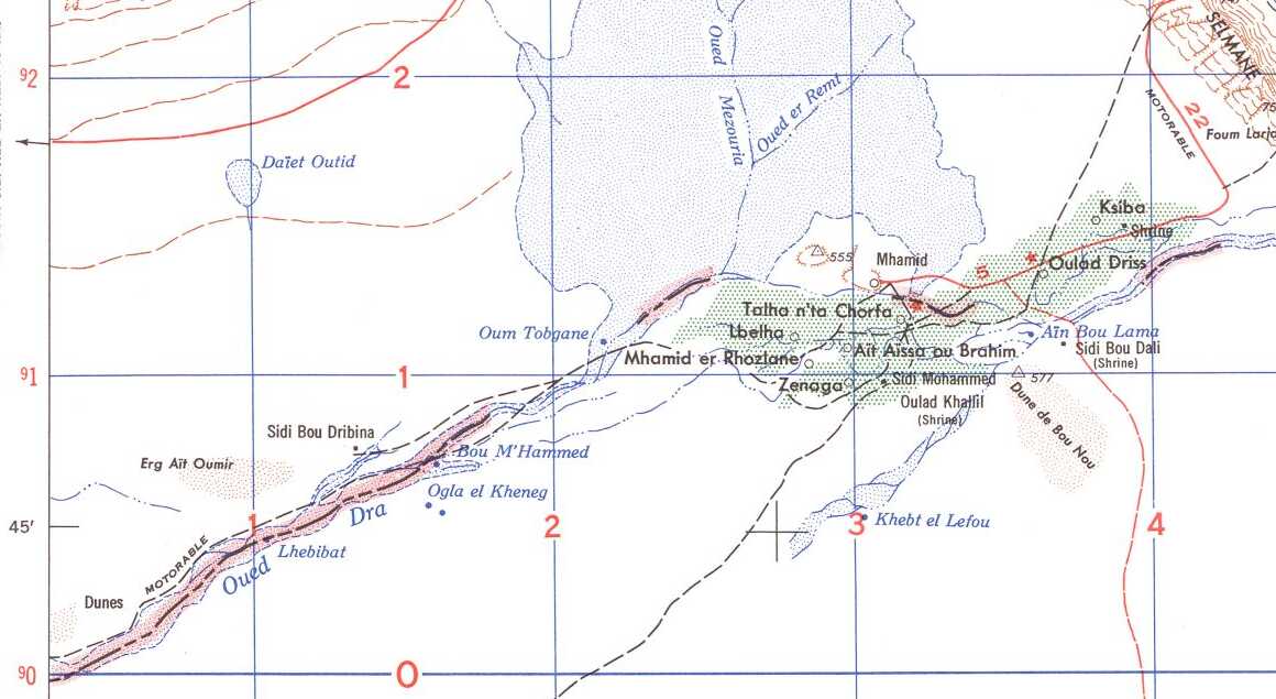 Portion of 1:250,000 map NH30-9.