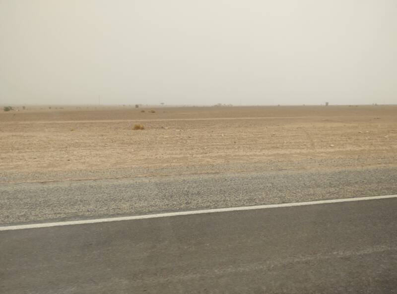 Desolate open terrain between Zagora and M'Hamid el Ghizlane.