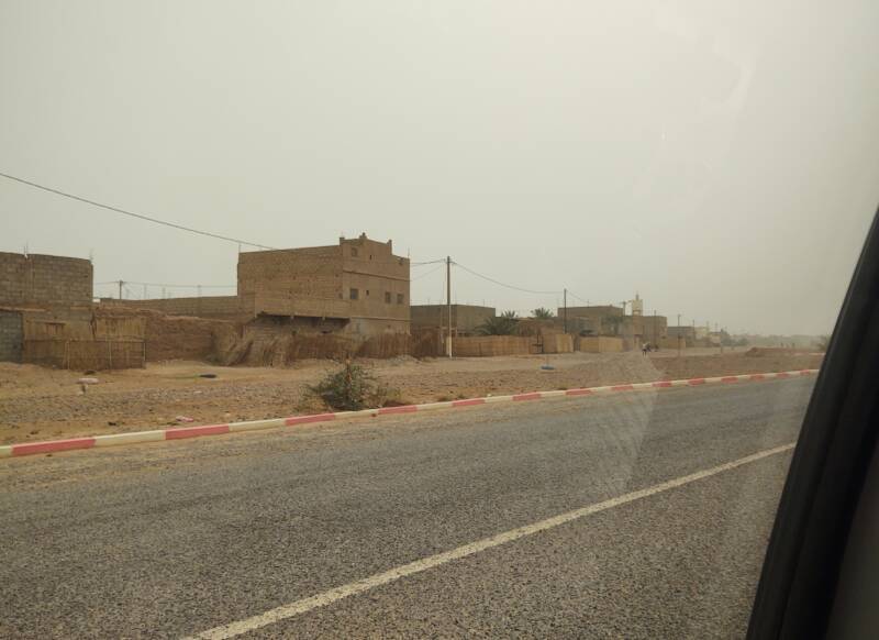 Small town of Talate between Zagora and M'Hamid el Ghizlane.