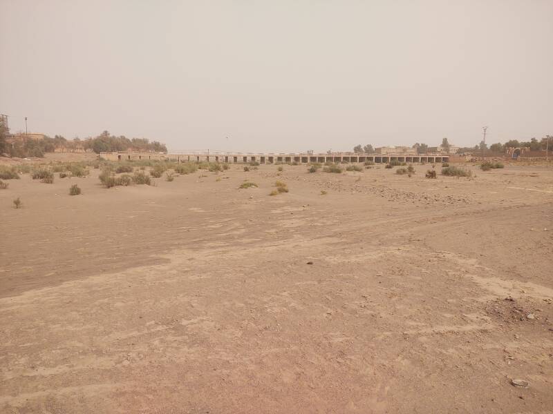 Low bridge over the Draa wadi in M'Hamid el Ghizlane.