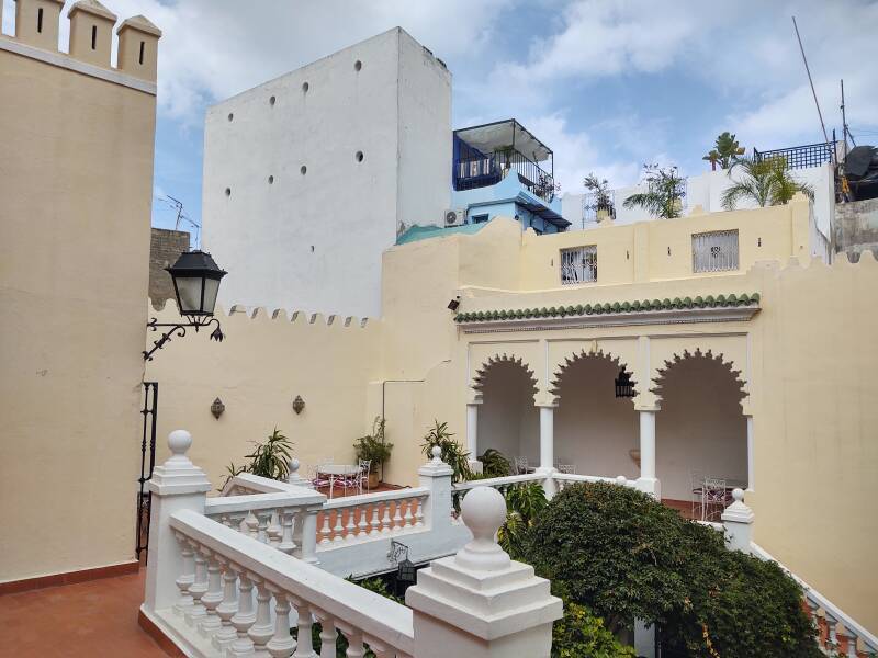 Interior courtyard in the American Legation in Tangier.