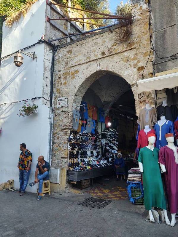 Small bab or gate within the medina in Tangier.