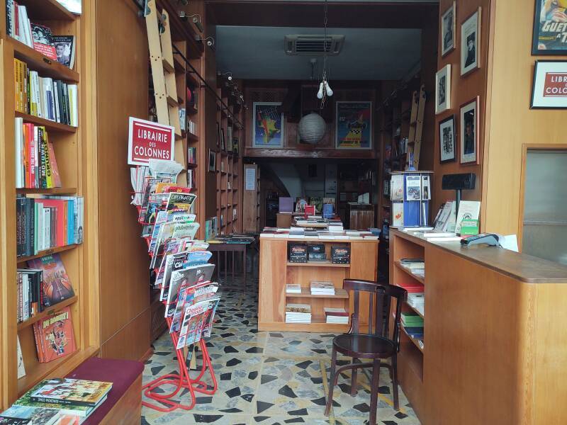 Librairie des Colonnes on Boulevard Pasteur in Tangier.