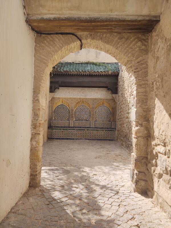 in the medina in Tangier.