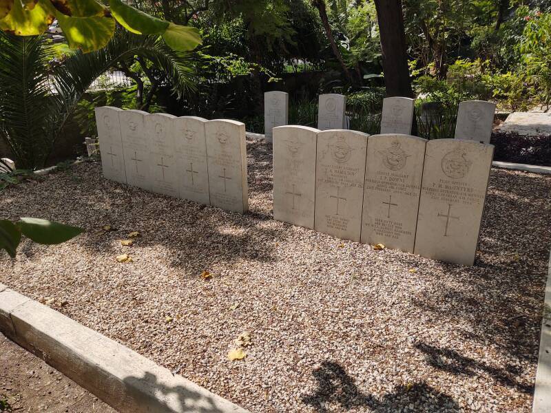 Cemetery of Saint Andrew's Anglican church in Tangier.