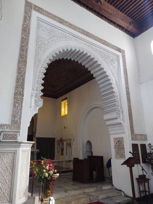 Sanctuary of Saint Andrew's Anglican church in Tangier.