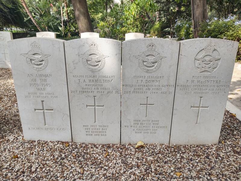 Cemetery of Saint Andrew's Anglican church in Tangier.