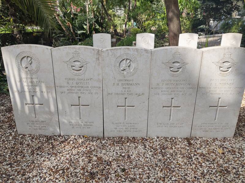 Cemetery of Saint Andrew's Anglican church in Tangier.