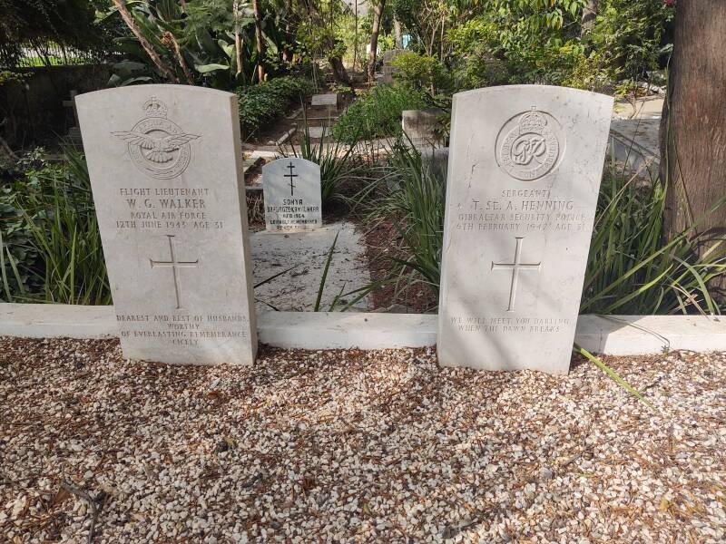 Cemetery of Saint Andrew's Anglican church in Tangier.