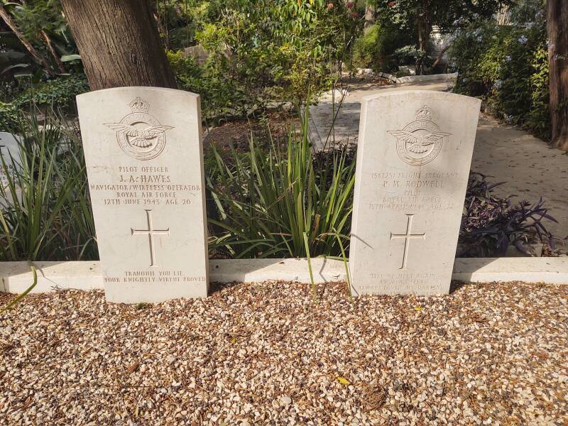 Cemetery of Saint Andrew's Anglican church in Tangier.