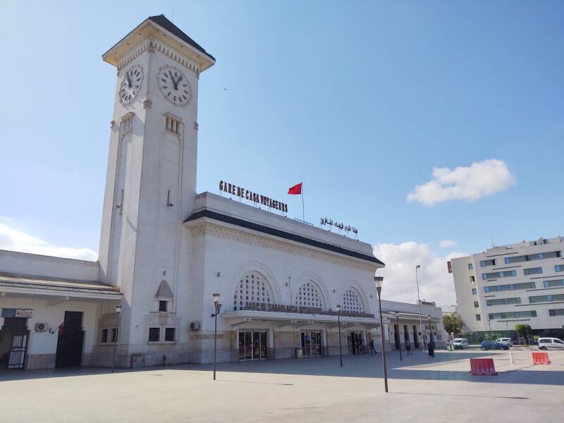 Old Gare de Casa Voyageurs in Casablanca.