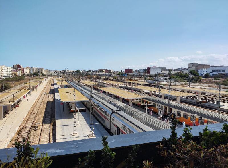 Platforms at Gare Casa Voyageurs in Casablanca.