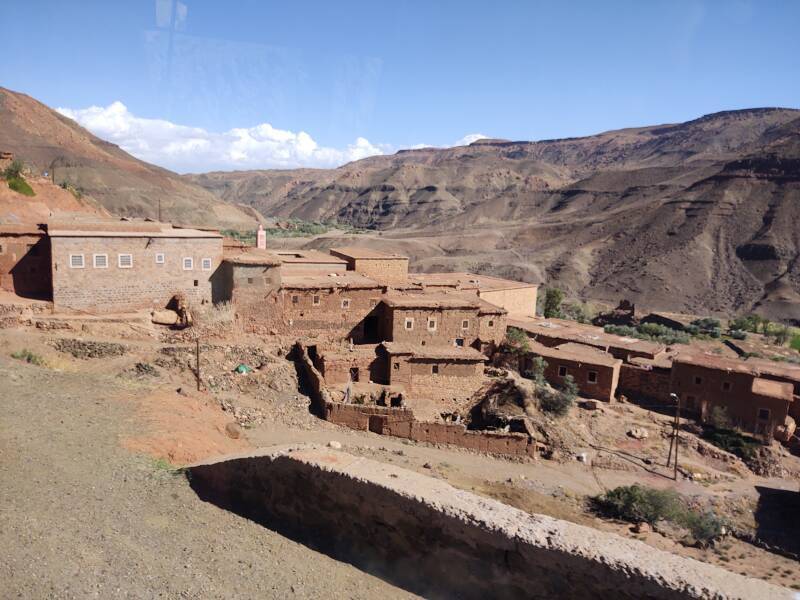 Small town in the Atlas Mountains.