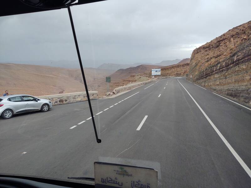 Through the mountains southeast of Ouarzazate, Morocco.