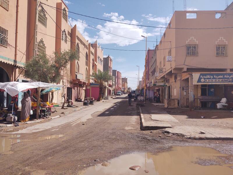 Street in Zagora, Morocco.