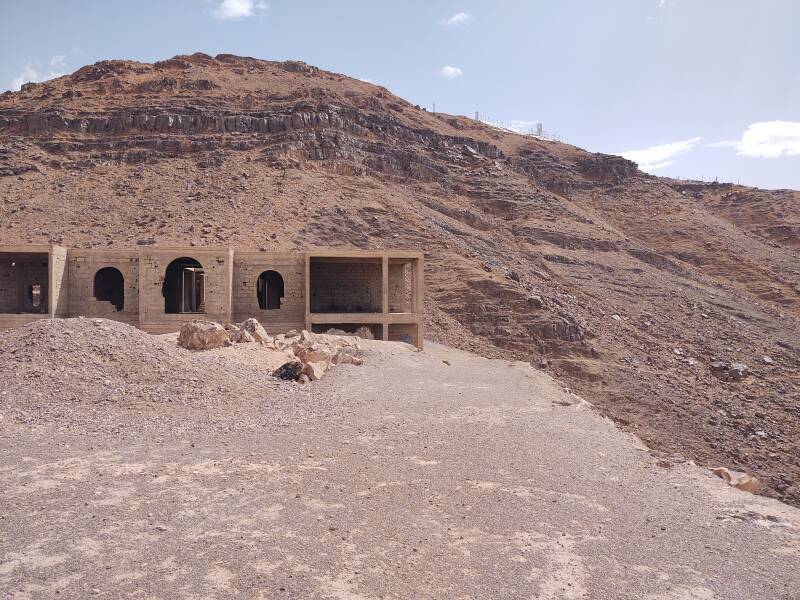 Trekking up Jebel Zagora, just east of Zagora, Morocco.