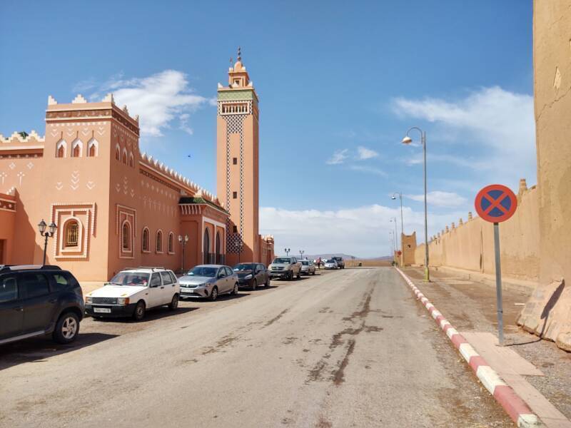 The main mosque in Zagora, Morocco.