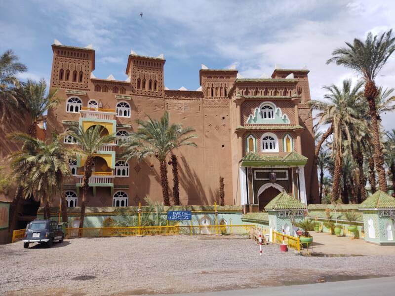Ksar-style palatial guesthouse in Zagora, Morocco.
