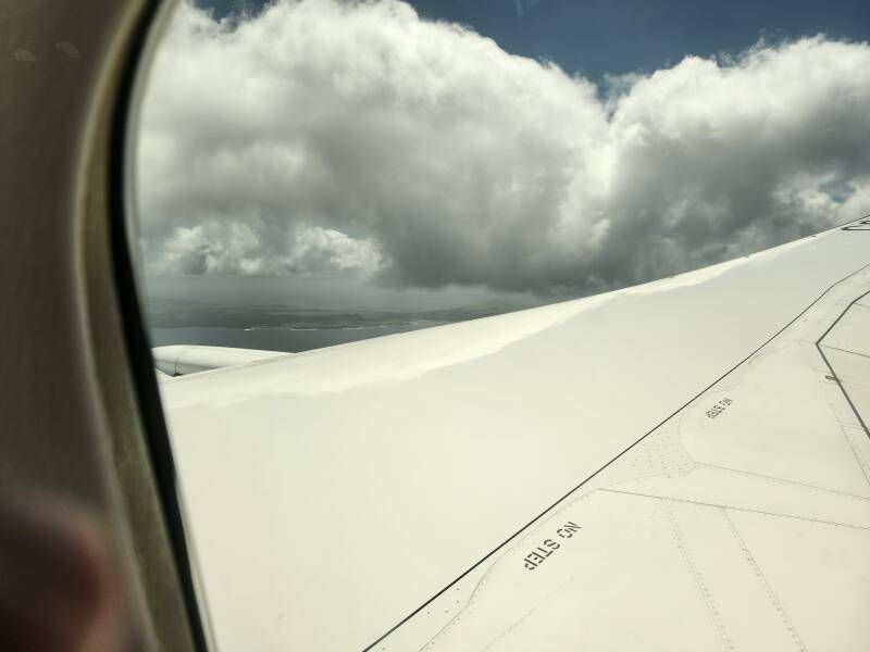 First sighting of Rapa Nui from LATAM B-787-9.