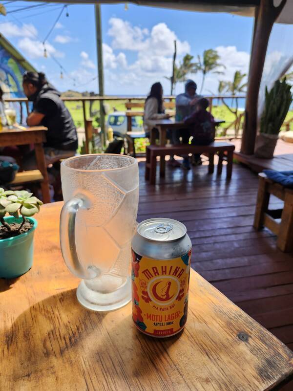 Local Mahina Motu Lager at Iti Lafken.