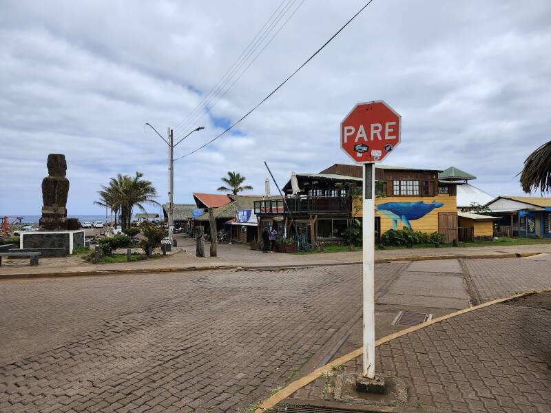 Fishing and diving businesses at the fishing port.