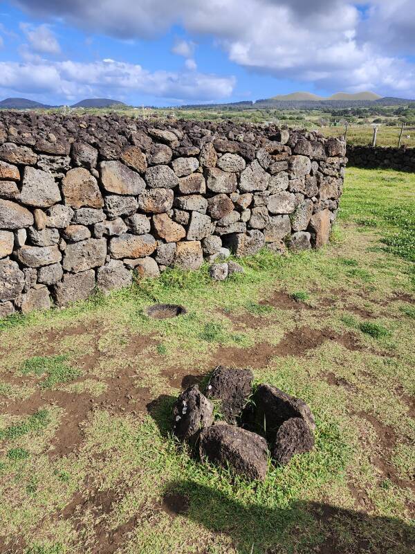 Stone agricultural structure.