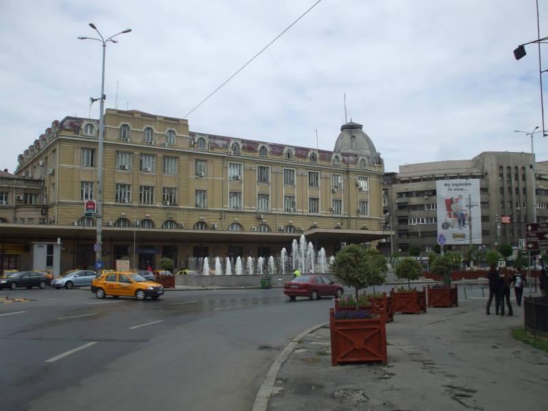Bucureşti Gară de Nord train station.