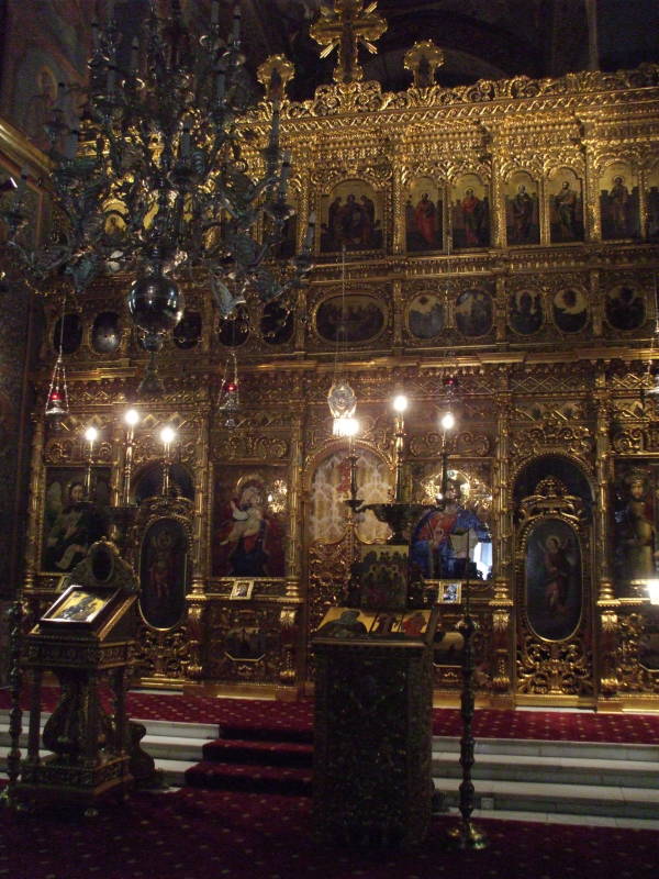 Interior of the Cathedral of the Romanian Patriarchate.