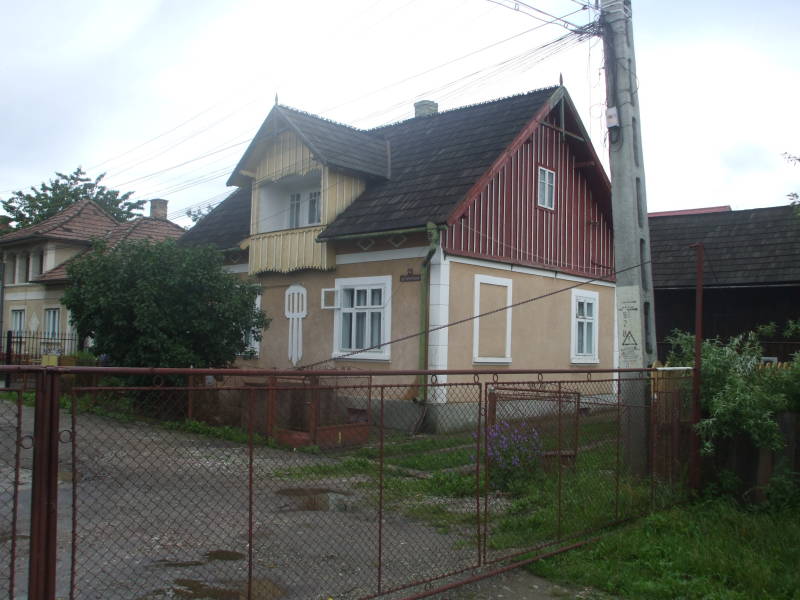 Houses in Gura Humorului, in northern Romania.