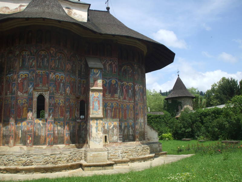 Moldoviţa Monastery in northern Romania.