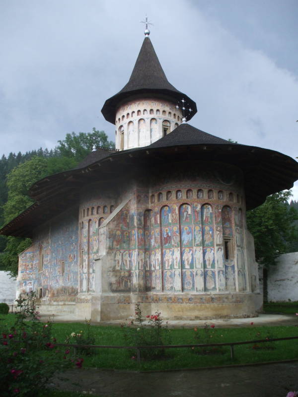 Voroneţ Monastery in northern Romania.