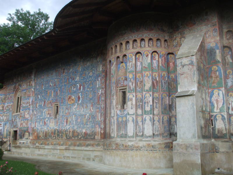 Voroneţ Monastery in northern Romania.