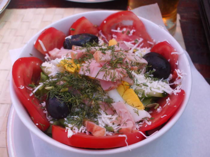 Romanian mixed salad.