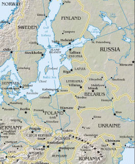 West half of CIA map of Russia.