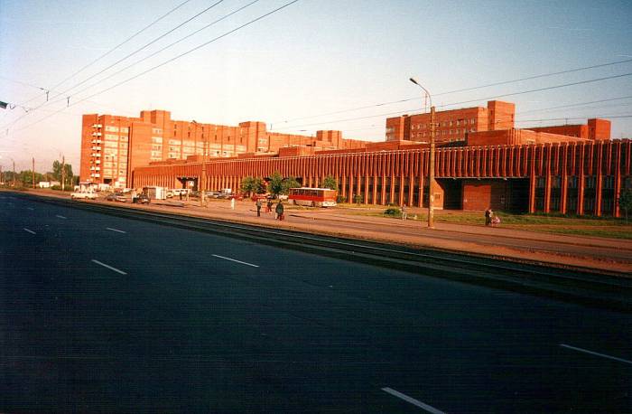 Russian Hospital entrance, morgue, and post-graduate nursing school.