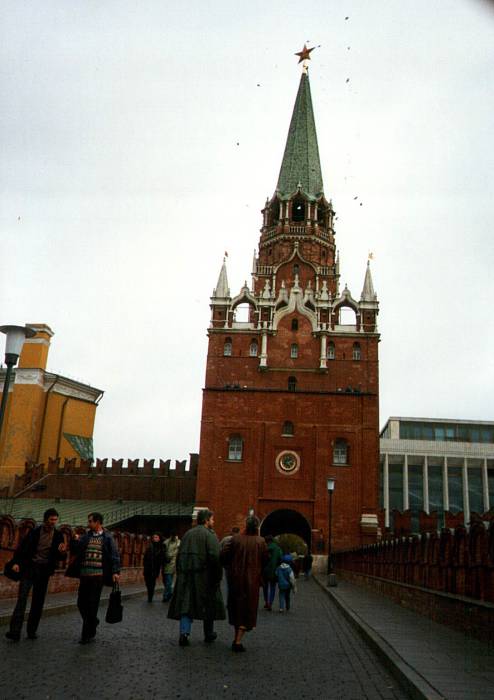 Spasskaya Tower Kremlin entrance.