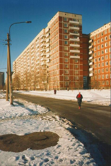 Russian snow scene.