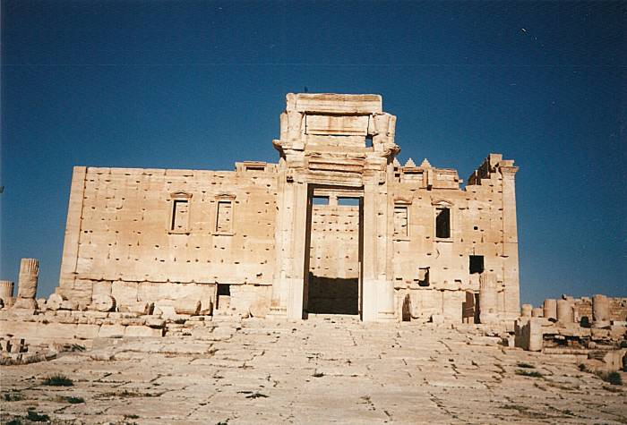 The Temple of Ba'al at Palmyra (Tadmur), Syria.