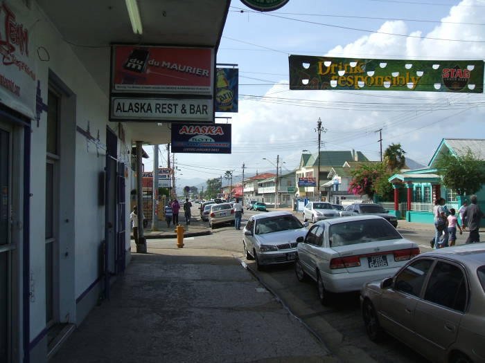 The Alaska Restaurant roti shop in Port-of-Spain, Trinidad.