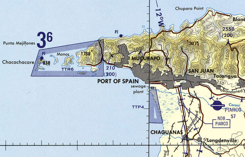 K-27-C aeronautical map of Trinidad